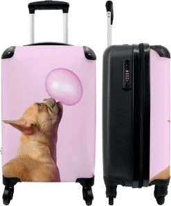 NoBoringSuitcases.com® Kinderkoffer - Hond - Dieren - Kauwgom - Roze - Kinderen - Trolley Kinderen - Past Binnen 55x40x20 Cm En 55x35x25 Cm - Reiskoffer Met Wielen - Koffertje 22 NoBoringSuitcases.com® Kinderkoffer - Hond - Dieren - Kauwgom - Roze - Kinderen - Trolley Kinderen - Past Binnen 55x40x20 Cm En 55x35x25 Cm - Reiskoffer Met Wielen - Koffertje -Bagage En Reistassen 1000x1200 3