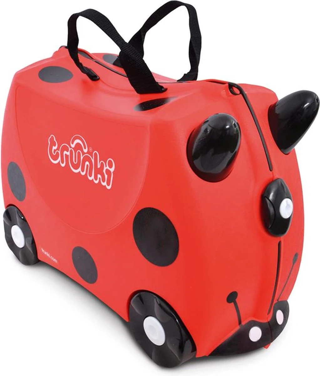 Trunki Ride-On Handbagage Koffer 46 Cm - Lieverheersbeestje Harley 1 Trunki Ride-On Handbagage Koffer 46 Cm - Lieverheersbeestje Harley