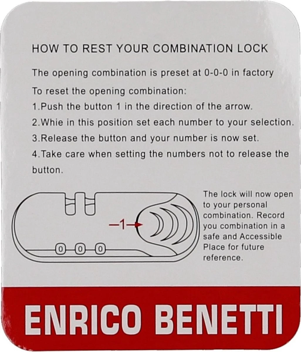 Enrico Benetti Louisville 39040 Handbagage Koffer Hardcase ABS - Roze 11 Enrico Benetti Louisville 39040 Handbagage Koffer Hardcase ABS - Roze - Afbeelding 11