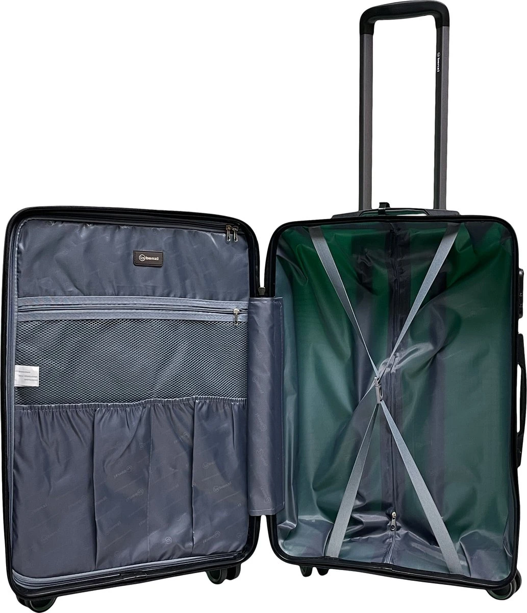 Benzi Barco Middelgrote Koffer - 65 Cm - 65 Liter - Mintgroen 6 Benzi Barco Middelgrote Koffer - 65 Cm - 65 Liter - Mintgroen - Afbeelding 6