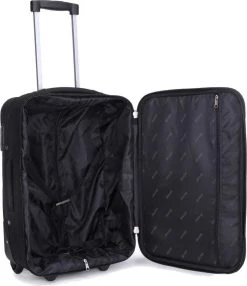 Decent Basic-Line Handbagage Trolley 53 Cm - Zwart -Bagage En Reistassen 1035x1200