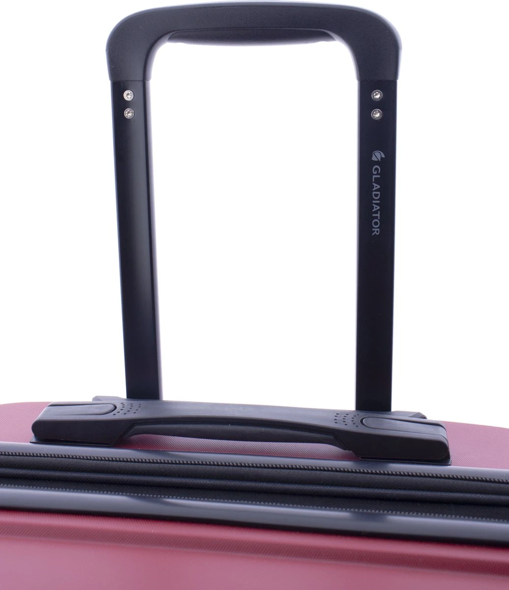 Gladiator Kick-Off Middelgrote Koffer Expandable - 67 Cm - 72/90 Liter - Eco Friendly Recyclebaar PP - Rood 6 Gladiator Kick-Off Middelgrote Koffer Expandable - 67 Cm - 72/90 Liter - Eco Friendly Recyclebaar PP - Rood - Afbeelding 6