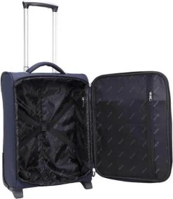 Decent Handbagage Koffer / Trolley / Reiskoffer - 50 Cm - 35 Liter - Polyester - Super-Light - Blauw -Bagage En Reistassen 1039x1200 1