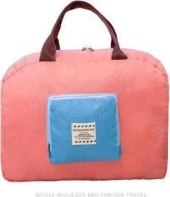 Opvouwbare Draagbare Reistas - Handtas - Schoudertas - Weekendtas - Dames - Heren - Duffle Bag - Roze