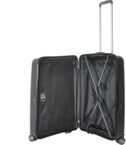 March Ready To Go Medium Spinner 66 Black -Bagage En Reistassen 1042x1200 3