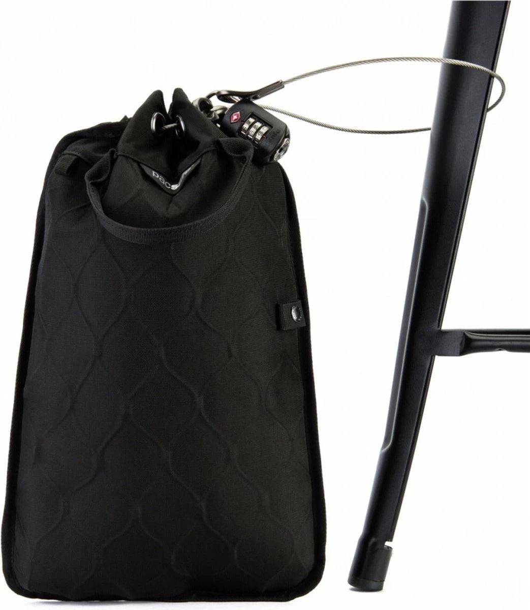Pacsafe Travelsafe 5L GII-Anti Diefstal Portable Safe-5 L-Zwart (Black) 5 Pacsafe Travelsafe 5L GII-Anti Diefstal Portable Safe-5 L-Zwart (Black) - Afbeelding 5