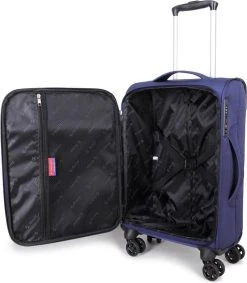 Decent D-Upright Handbagage Koffer - 55 Cm - TSA Slot - Donkerblauw -Bagage En Reistassen 1046x1200