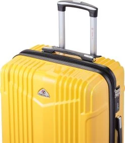 Tesla PC - Reiskoffer - 65 Cm - 4 Wielen - Geel -Bagage En Reistassen 1047x1200 3