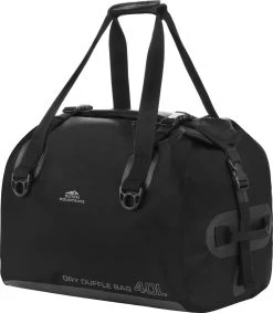 Dutch Mountains Reistas 40ltr – Waterdichte Duffelbag – Sporttas – Travelbag - Roll-top Sluiting – Zwart