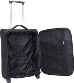 Decent Handbagage Koffer / Trolley / Reiskoffer - 50 Cm - 35 Liter - Polyester - Super-Light - Zwart -Bagage En Reistassen 1060x1200 1