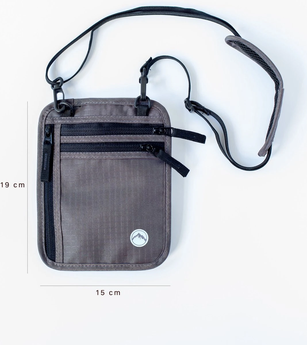 Groene Berg Nektasje - Reistas - Paspoorthouder Met RFID Blokkering - Reisportemonnee - Grijs 3 Groene Berg Nektasje - Reistas - Paspoorthouder Met RFID Blokkering - Reisportemonnee - Grijs - Afbeelding 3