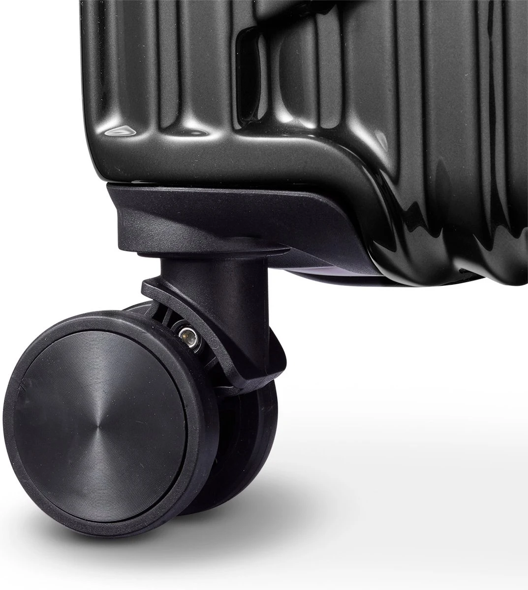 Tesla PC - Reiskoffer - 65 Cm - 4 Wielen - Zwart 5 Tesla PC - Reiskoffer - 65 Cm - 4 Wielen - Zwart - Afbeelding 5