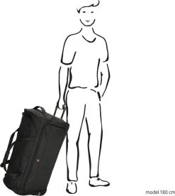 Enrico Benetti Adelaide Reistas XL - 100 Liter - Zwart -Bagage En Reistassen 1075x1200 1