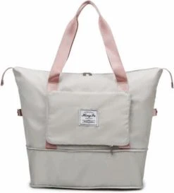 Handbagage Reistas - Multifunctionele - Reistas Voor Op Koffer - Opvouwbaar - Grijs