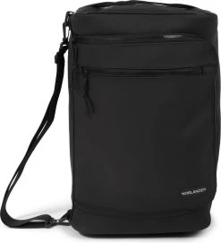 Norlander Lyon Trolleytas - Dull PU - 21 Liter - Zwart -Bagage En Reistassen 1095x1200