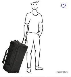 Reistas Weekendtas - Reistas Met Wielen - XL - 100 Liter -Bagage En Reistassen 1107x1200 6