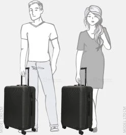 Enrico Benetti Koffer / Trolley / Reiskoffer - 65 X 41 X 25 Cm - 66 Liter - ABS - Maat M - Louisville - Zwart -Bagage En Reistassen 1115x1200 6