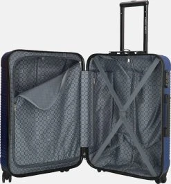 Enrico Benetti Koffer / Trolley / Reiskoffer - 65 X 41 X 25 Cm - 68 Liter - ABS - Maat M - Louisville - Blauw -Bagage En Reistassen 1116x1200 4