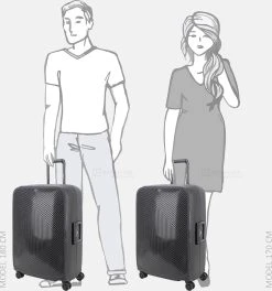 Decent Koffer / Trolley / Reiskoffer - 68 X 47.5 X 28 Cm - 80 Liter - Axiss-Fix - Zwart -Bagage En Reistassen 1121x1200 3