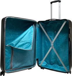 Benzi Leon Medium Reiskoffer 67 Cm - Exp - 65/74 Liter - Turquoise -Bagage En Reistassen 1127x1200