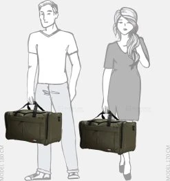 Enrico Benetti Amsterdam 35319 Reistas/sporttas M - Olijf Groen -Bagage En Reistassen 1132x1200 13