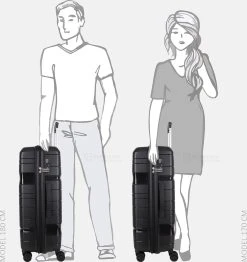 Decent ONE-CITY Large Koffer - 76 Cm - TSA Slot - Zwart -Bagage En Reistassen 1132x1200 5