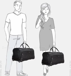 Enrico Benetti Cornell 35323 Wieltas - 75 Liter - Zwart -Bagage En Reistassen 1133x1200 3