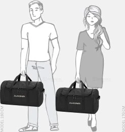 Dakine Eq Duffle 70L Reistas - Black -Bagage En Reistassen 1137x1200 5