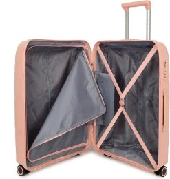 Decent EXPLORER PP Trolley 77 Cm - 106 Liter - TSA Slot - Pink -Bagage En Reistassen 1139x1200