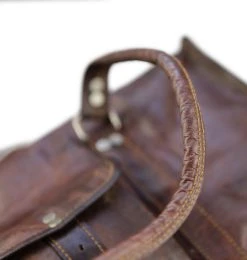 Duffeltas Weekendtas 50 X 24 X 24 Cm - Echte Leder - Cognac Bruin Leder – Reistas - Sporttas 16 Duffeltas Weekendtas 50 X 24 X 24 Cm - Echte Leder - Cognac Bruin Leder – Reistas - Sporttas -Bagage En Reistassen 1141x1200 2