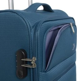 Travelbags Handbagage Zachte Koffer / Trolley / Reiskoffer - The Base - 55 Cm - Groen -Bagage En Reistassen 1146x1200