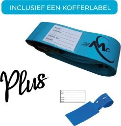 24ME® 1 Kofferriem Plus 1 Kofferlabel - Bagage Riem Met Bagagelabel - Luggage - Kofferband - 180 Cm X 5cm - Extreem Stevig Polyester Materiaal -Bagage En Reistassen 1148x1200 4