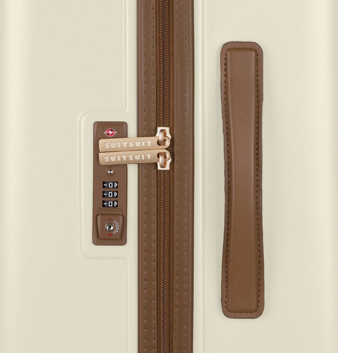 SUITSUIT - Fab Seventies - Antique White - Reiskoffer (76 Cm) 4 SUITSUIT - Fab Seventies - Antique White - Reiskoffer (76 Cm) - Afbeelding 4