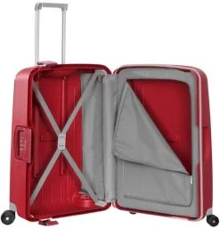 Samsonite Reiskoffer - S'CURE SPINNER 69/25 (Medium) Rood 34 Samsonite Reiskoffer - S'CURE SPINNER 69/25 (Medium) Rood -Bagage En Reistassen 1155x1200