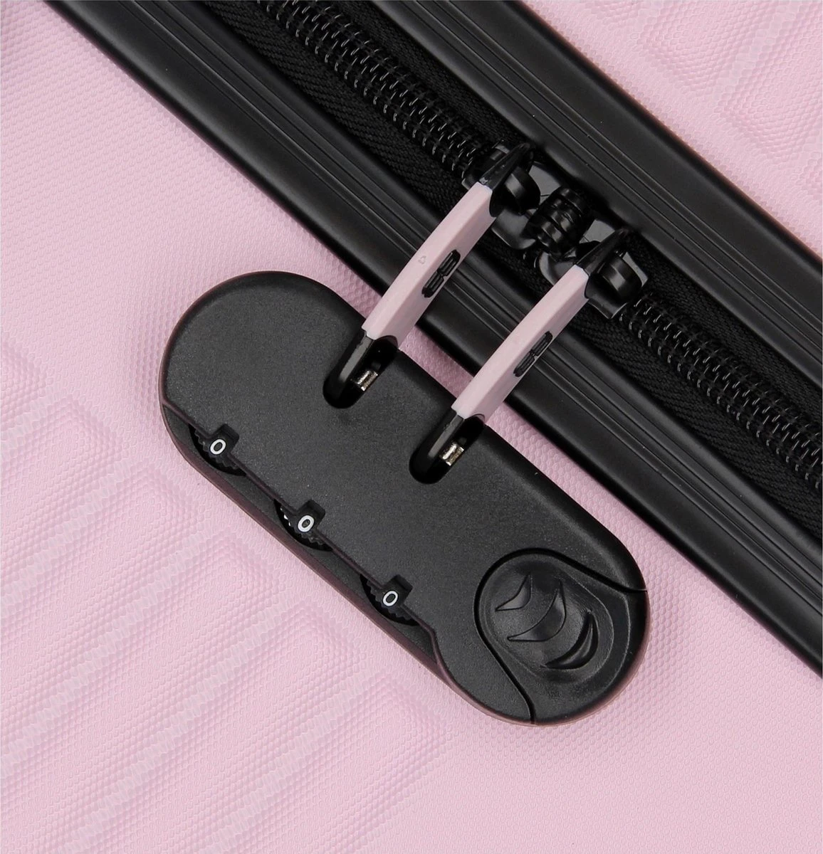 Enrico Benetti Louisville 39040 Handbagage Koffer Hardcase ABS - Roze 5 Enrico Benetti Louisville 39040 Handbagage Koffer Hardcase ABS - Roze - Afbeelding 5