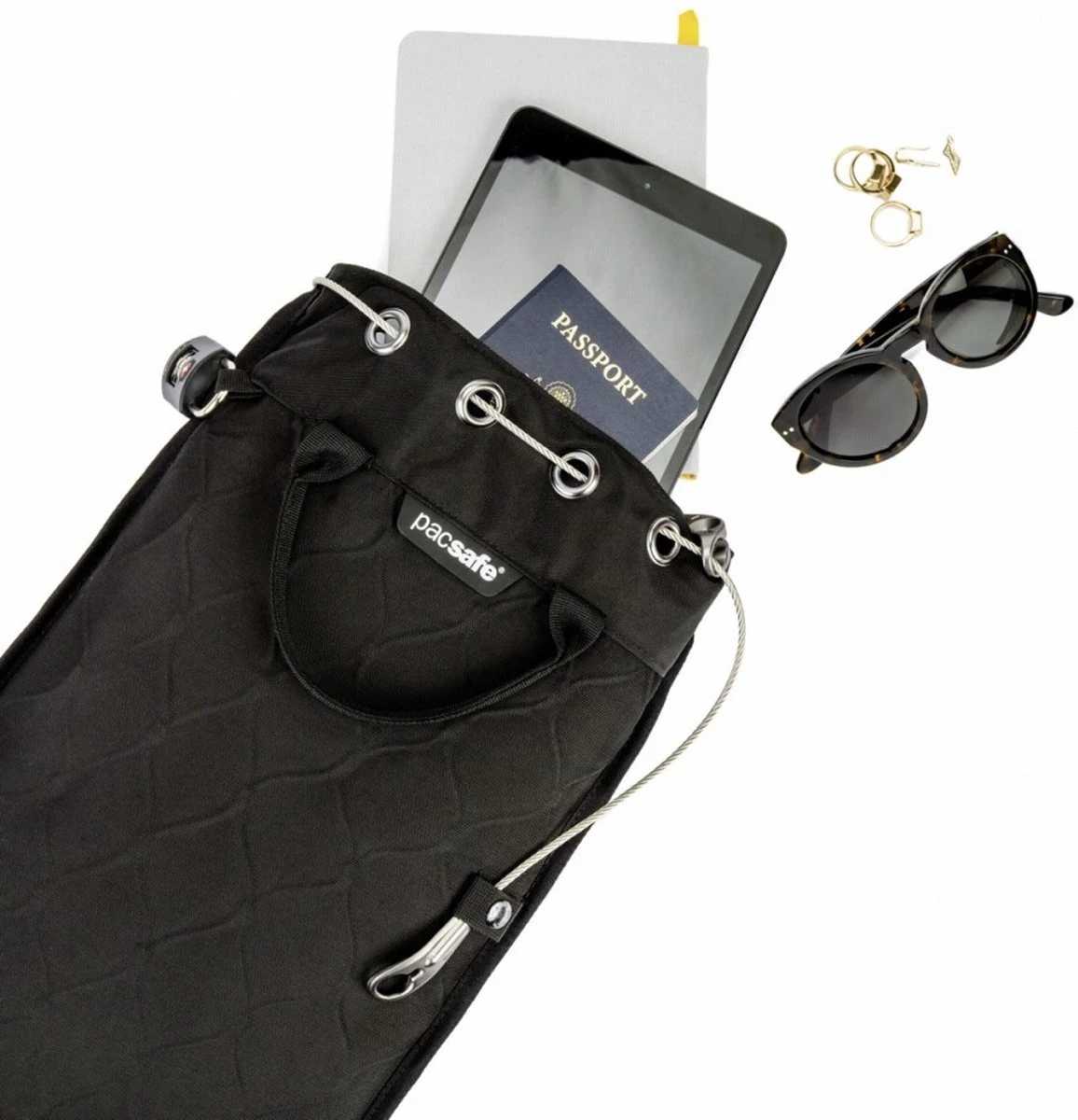 Pacsafe Travelsafe 5L GII-Anti Diefstal Portable Safe-5 L-Zwart (Black) 3 Pacsafe Travelsafe 5L GII-Anti Diefstal Portable Safe-5 L-Zwart (Black) - Afbeelding 3