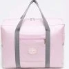 Merkloos Reistas - Handbagage Tas - Opvouwbaar - Roze - Travelbag