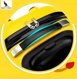 San Vitale® - Lichtgewicht Reis Koffer - Trolley - Handbagage - Leeuw - Geel -Bagage En Reistassen 1161x1200 2