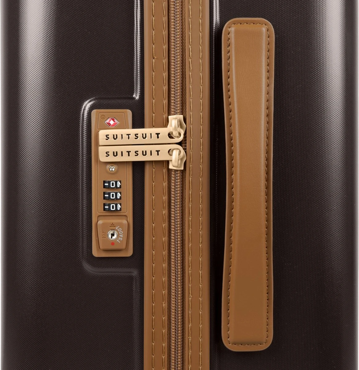 SUITSUIT - Fab Seventies Classic - Espresso Black - Reiskoffer (66 Cm) 4 SUITSUIT - Fab Seventies Classic - Espresso Black - Reiskoffer (66 Cm) - Afbeelding 4