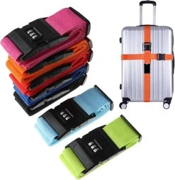 UNRL® Kofferriem 200 * 5 Cm - Met 3-cijferslot - Verstelbaar - Bagageriem - Zwart 10 UNRL® Kofferriem 200 * 5 Cm - Met 3-cijferslot - Verstelbaar - Bagageriem - Zwart -Bagage En Reistassen 1165x1200 6