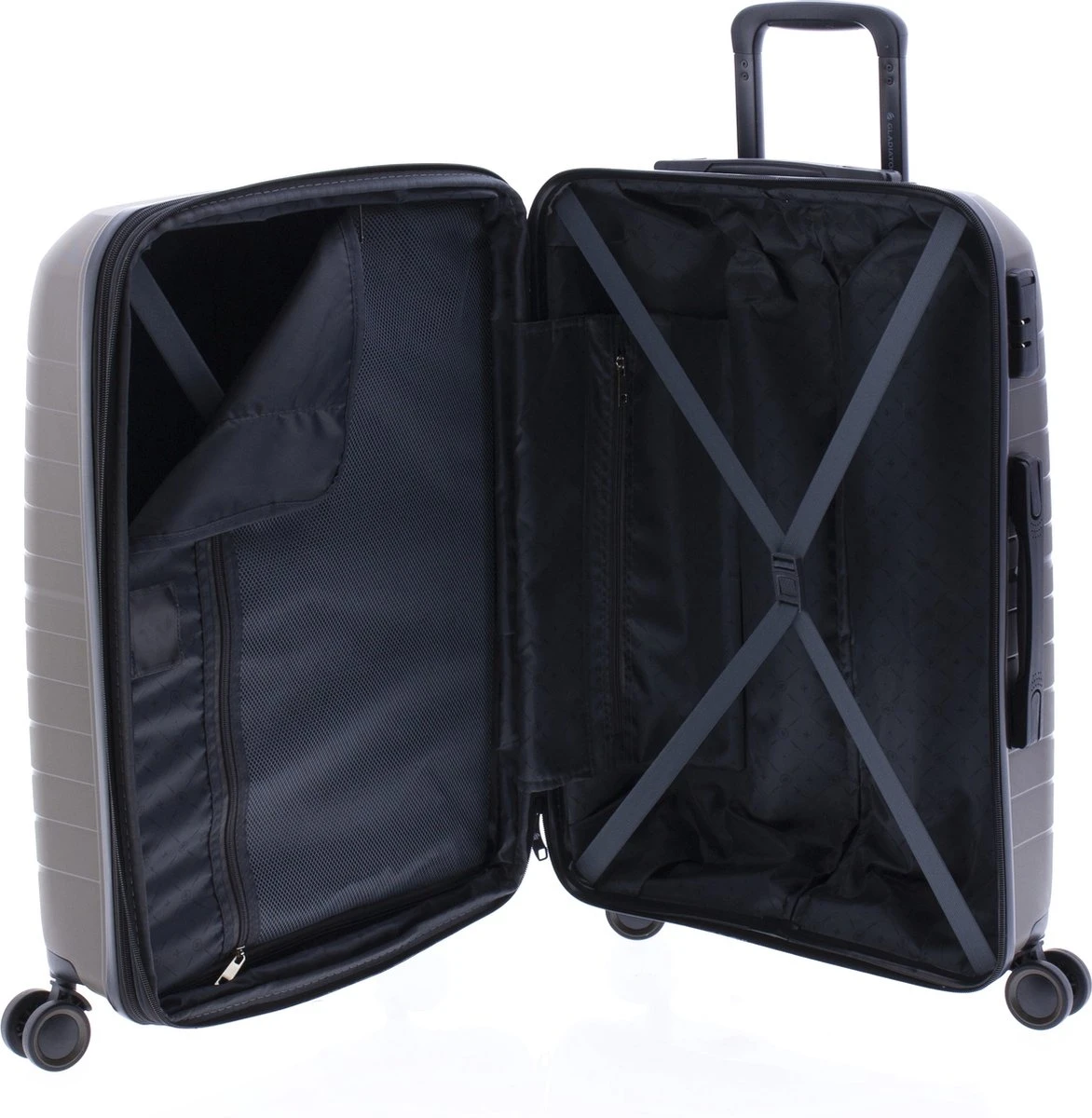 Gladiator Kick-Off Middelgrote Koffer Expandable - 67 Cm - 72/90 Liter - Eco Friendly Recyclebaar PP - Rood 5 Gladiator Kick-Off Middelgrote Koffer Expandable - 67 Cm - 72/90 Liter - Eco Friendly Recyclebaar PP - Rood - Afbeelding 5