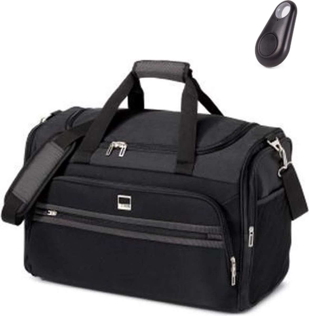 Ryanair Handbagage - 39x22x26 (BxDxH) - Reistas Zwart - Gratis GPS Tracker 1 Ryanair Handbagage - 39x22x26 (BxDxH) - Reistas Zwart - Gratis GPS Tracker