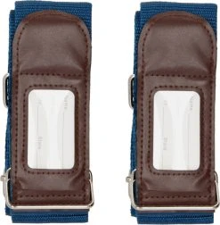 Bagageriem - Kofferlabel - Kofferriem Met Bagagelabel - 2 Stuks