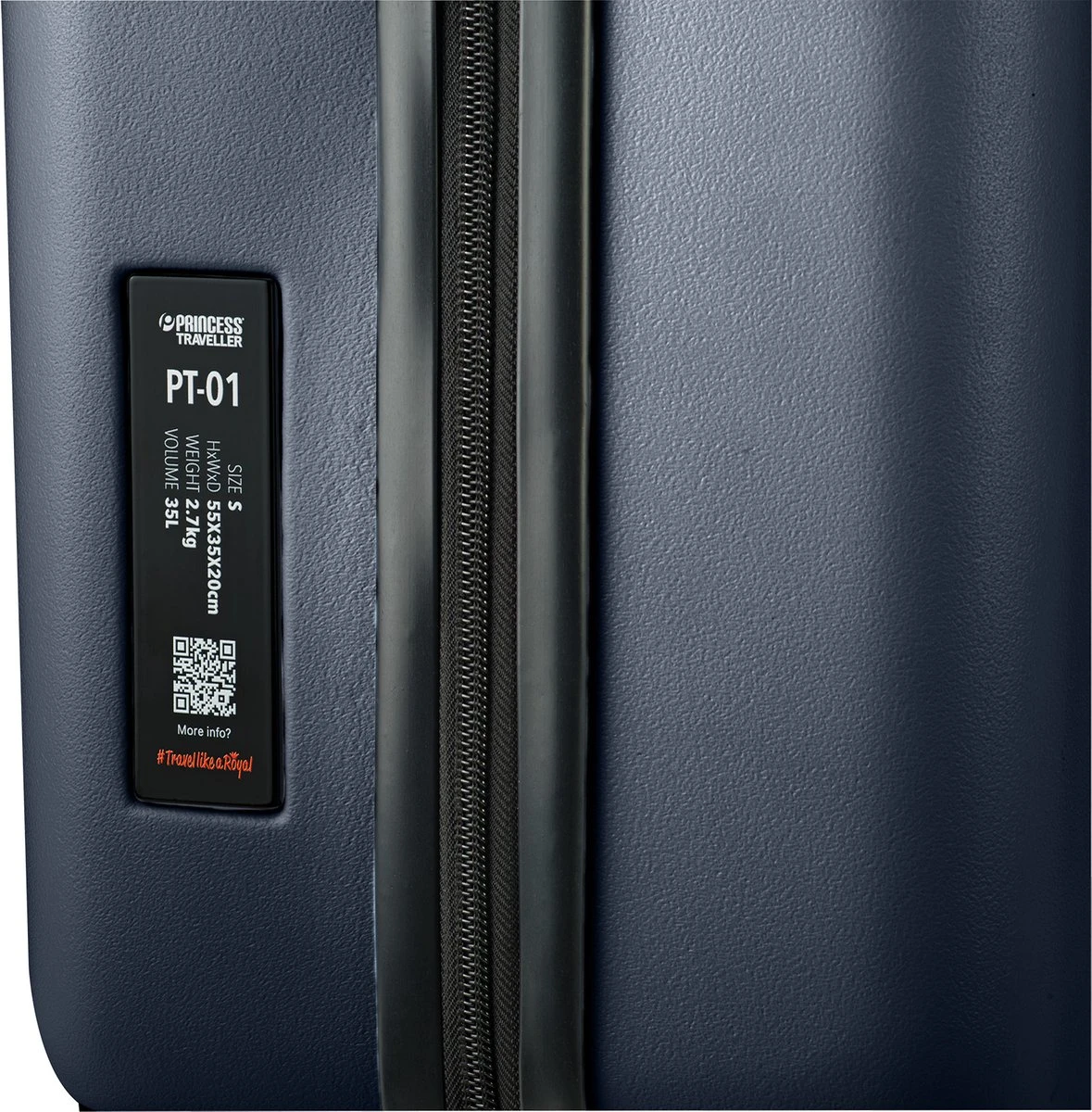 Princess Traveller PT01 - Reiskoffer - Platinum Navy - M - 67cm 5 Princess Traveller PT01 - Reiskoffer - Platinum Navy - M - 67cm - Afbeelding 5