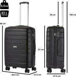 TravelZ Big Bars Reiskoffer 68 Cm Met Dubbele Wielen - Trolley Koffer Met TSA-slot - Zwart 11 TravelZ Big Bars Reiskoffer 68 Cm Met Dubbele Wielen - Trolley Koffer Met TSA-slot - Zwart -Bagage En Reistassen 1183x1200 5