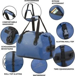 Dutch Mountains Reistas 40ltr – Waterdichte Duffelbag – Sporttas – Travelbag - Roll-top Sluiting – Blauw 10 Dutch Mountains Reistas 40ltr – Waterdichte Duffelbag – Sporttas – Travelbag - Roll-top Sluiting – Blauw -Bagage En Reistassen 1186x1200 3