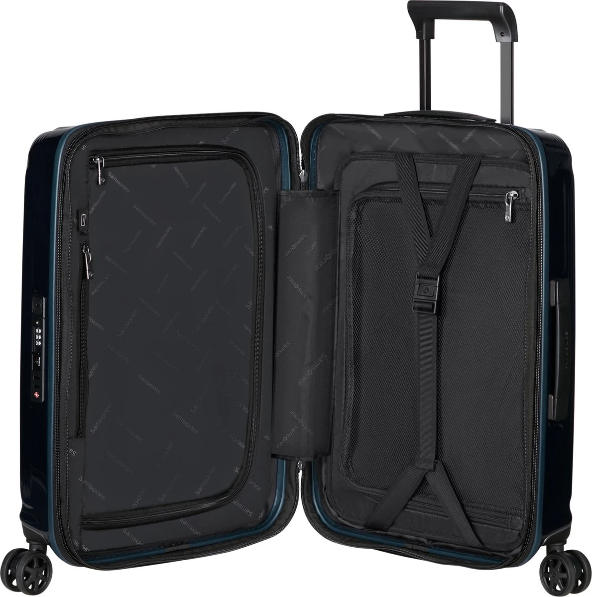 Samsonite Reiskoffer - Nuon Spinner 55/20 Exp (Handbagage) Metallic Dark Blue 4 Samsonite Reiskoffer - Nuon Spinner 55/20 Exp (Handbagage) Metallic Dark Blue - Afbeelding 4
