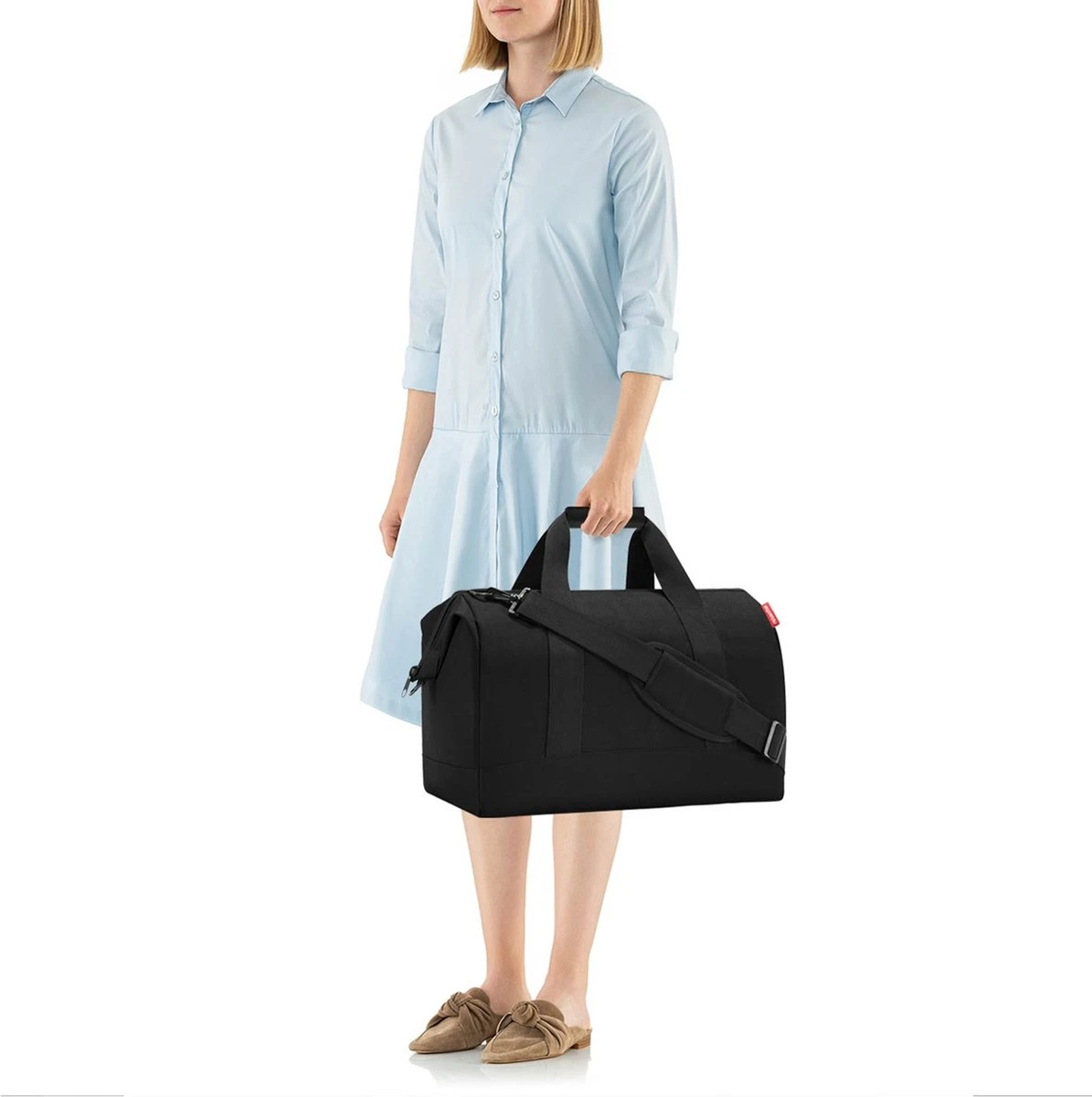 Reisenthel Allrounder L Reistas Sporttas - 30L - Paisley Zwart 7 Reisenthel Allrounder L Reistas Sporttas - 30L - Paisley Zwart - Afbeelding 7