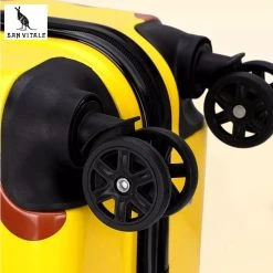 San Vitale® - Lichtgewicht Reis Koffer - Trolley - Handbagage - Dino - Krokodil - Groen -Bagage En Reistassen 1198x1200