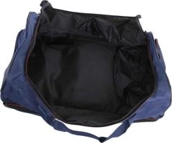 Travelite Basics Wheeled Duffle 70cm Expandable Navy/Orange -Bagage En Reistassen 1200x1002 5